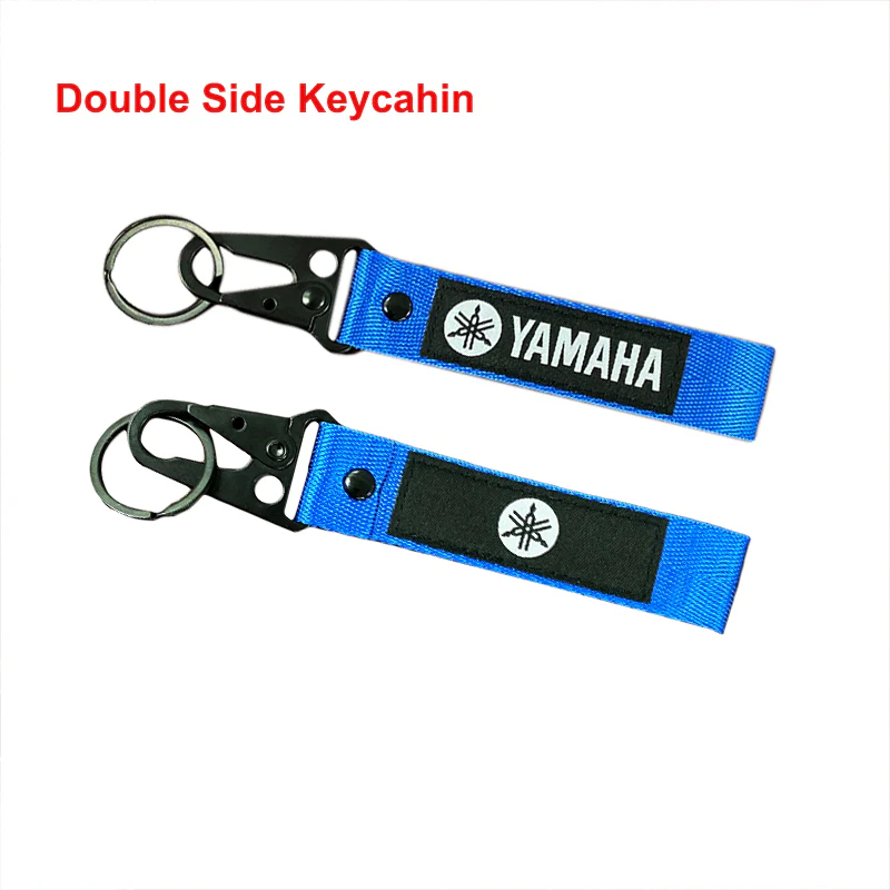 YAMAHA Racing Set of Blue Biker Keychain Lanyard Motorcycle Key chain Strap Tag - Image 4