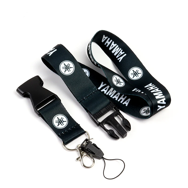 YAMAHA Racing Set of Blue/Black Biker Keychain Lanyard Motorcycle Key chain Strap Tag - Image 2