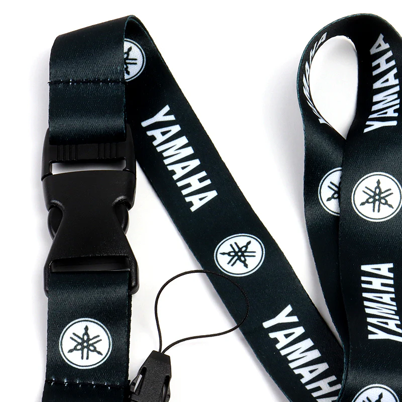 YAMAHA Racing Set of Blue/Black Biker Keychain Lanyard Motorcycle Key chain Strap Tag - Image 7