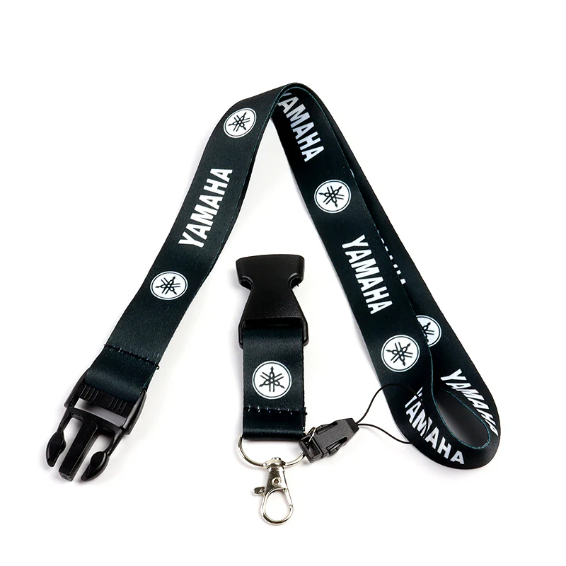 YAMAHA Racing Set of Blue/Black Biker Keychain Lanyard Motorcycle Key chain Strap Tag - Image 8