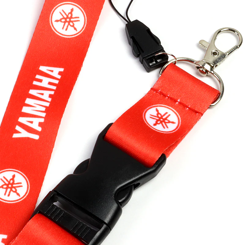 YAMAHA Racing Set of Red Biker Keychain Lanyard Motorcycle Key chain Strap Tag - Image 10