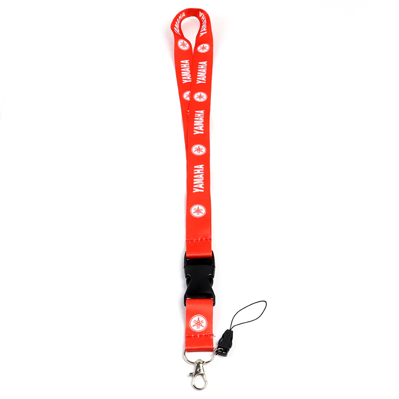 YAMAHA Racing Set of Red Biker Keychain Lanyard Motorcycle Key chain Strap Tag - Image 6