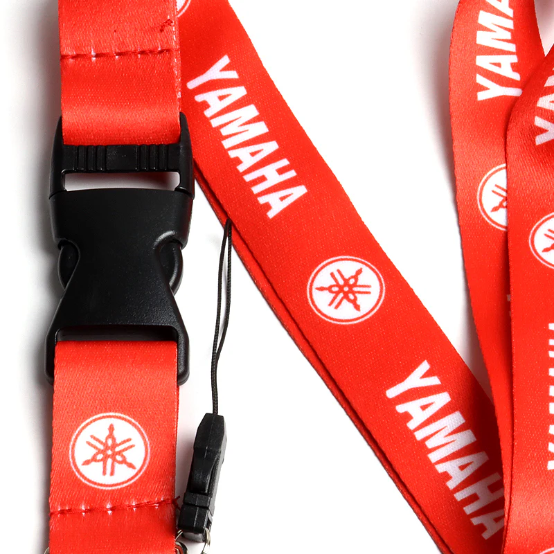 YAMAHA Racing Set of Red Biker Keychain Lanyard Motorcycle Key chain Strap Tag - Image 9