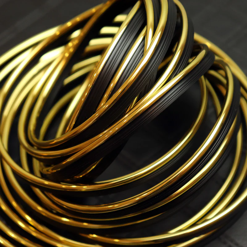 Yellow/Gold Interior Edge Gap Line Moulding Trim Molding Strip Auto Car Décor - 16.4 ft - Image 2