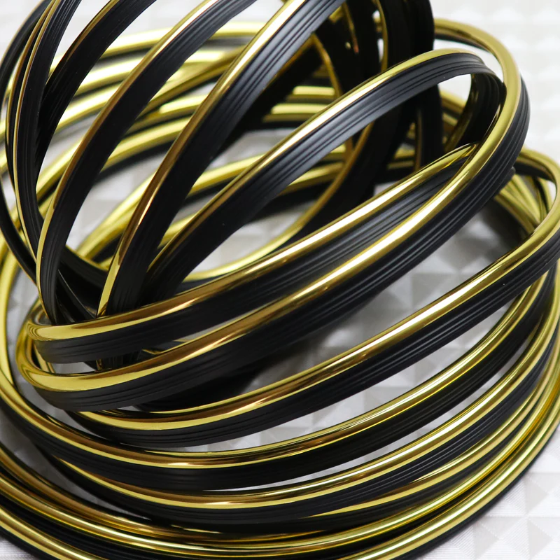 Yellow/Gold Interior Edge Gap Line Moulding Trim Molding Strip Auto Car Décor - 32.8 ft - Image 2