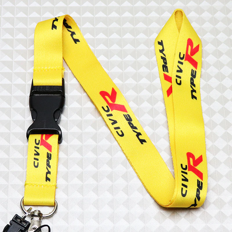 Honda Civic Type R Yellow Keychain Lanyard - Image 3
