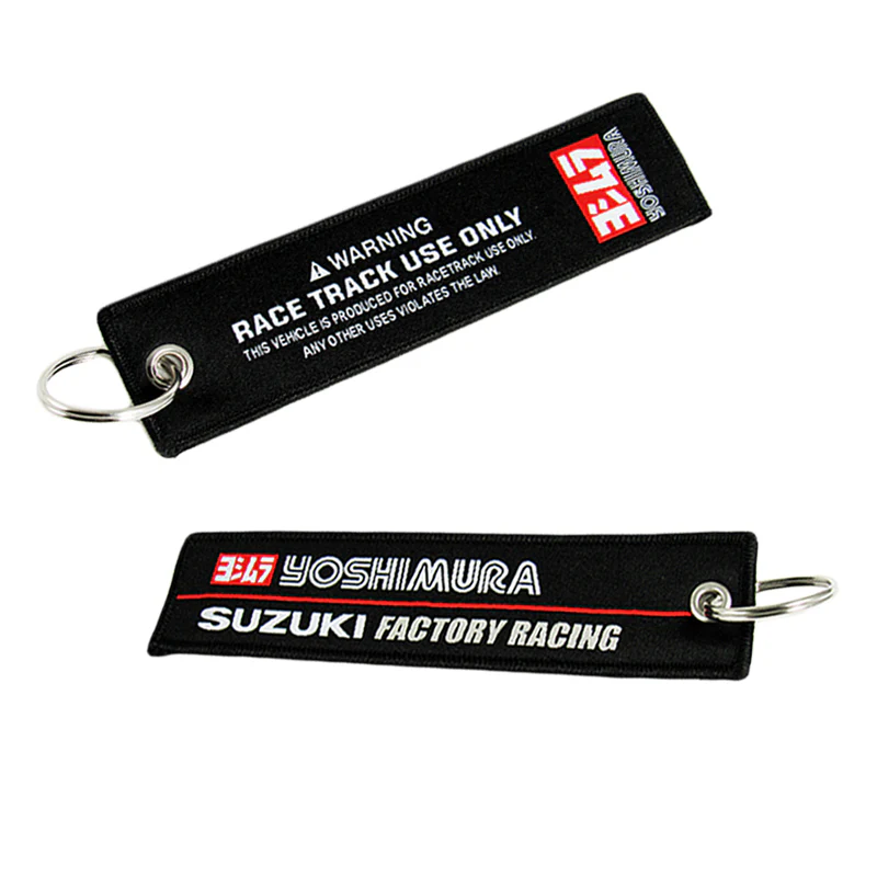 YOSHIMURA SUZUKI Keychain Fabric Strap Keyring Motorcycle Key Chain Gift GSXR X2 - Image 4