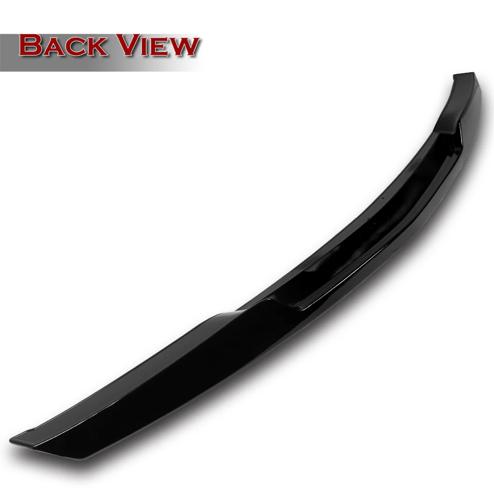 ZR51-Style Rear Trunk Lip Duckbill Spoiler ABS Wing For 2014 - 2019 Chevrolet Chevy Corvette C7 -Pearl Black - Image 4