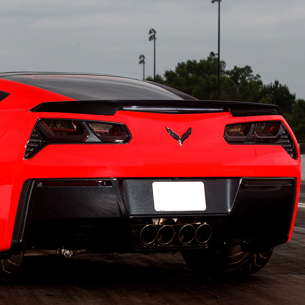 ZR51-Style Rear Trunk Lip Duckbill Spoiler ABS Wing For 2014 - 2019 Chevrolet Chevy Corvette C7 -Pearl Black - Image 6